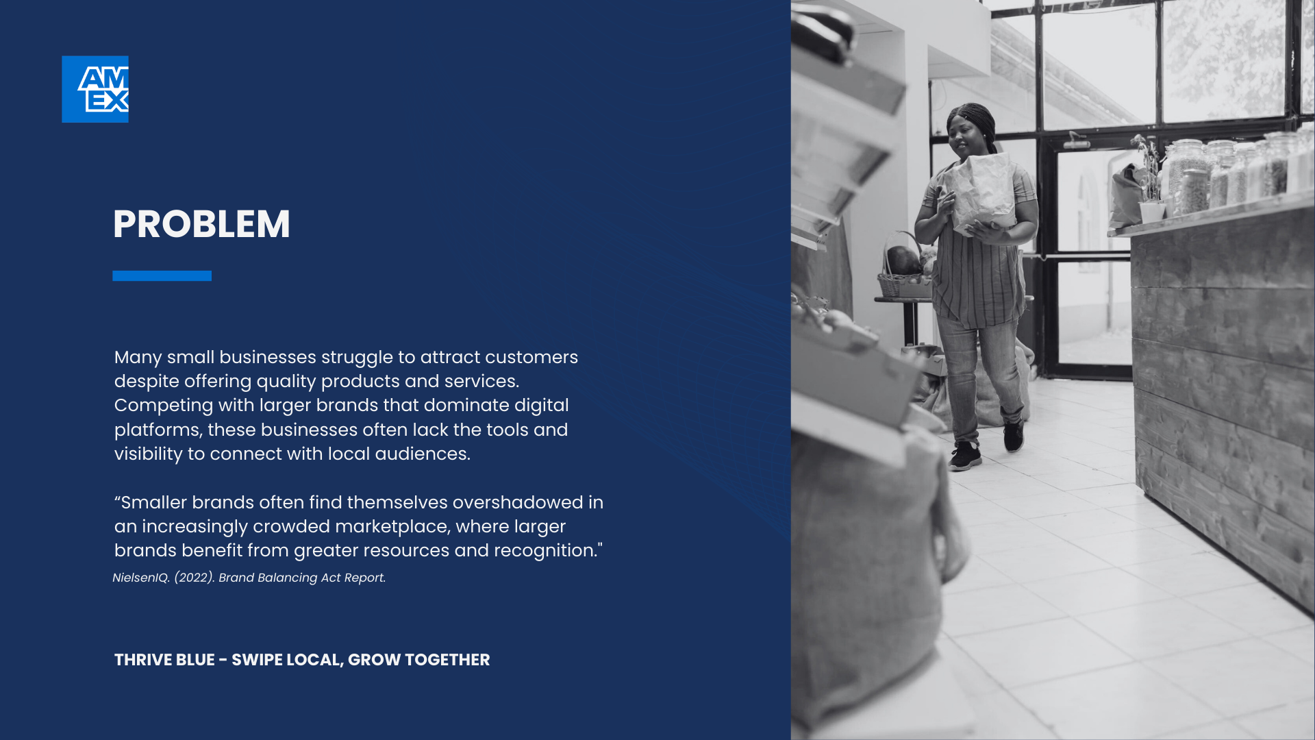 Problem — small businesses struggle for digital visibility